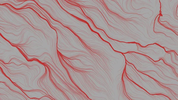 Серый Красный Абстрактный Фон Волнистые Линии Фон Современными Полосами Волнистые — стоковое фото