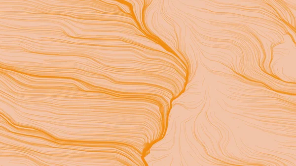 Orange Linjer Beige Bakgrund Digital Konstdesign Bakgrund Med Moderna Ränder — Stockfoto