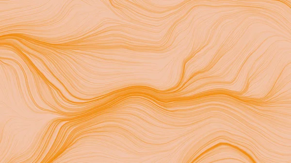 Linee Arancioni Sfondo Beige Disegno Artistico Digitale Sullo Sfondo Con — Foto Stock