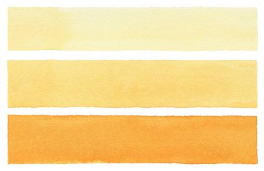 Turuncu çizgili soyut arkaplan, beyaz doku kağıt arkaplan üzerinde suluboya çizgi, metin için arkaplan veya şablon