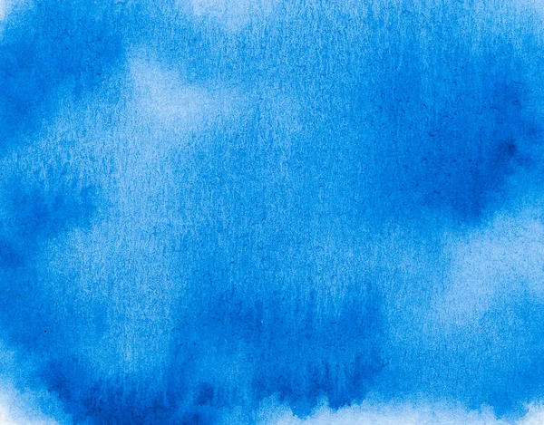 Mavi Soyut Suluboya Arkaplan Tasarım Için Kopya Alanı Ile Fırça — Stok fotoğraf