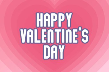 Sevgililer günün kutlu olsun. Tatil pembe arkaplan tasarımı.