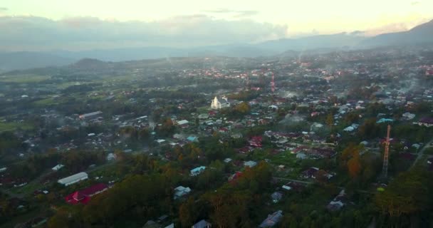 インドネシア 東ヌサ テンガラ周辺の空中眺望 — ストック動画