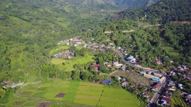 Aldeia Aérea Torno Moni Village Perto Parque Nacional Kelimutu East — Vídeo de Stock