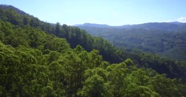 Doğu Nusa Tenggara, Endonezya 'daki Bena Geleneksel Köyü' nün Sabah Görüş Alanı. 