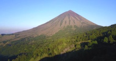 Doğu Nusa Tenggara, Endonezya 'daki Bena Geleneksel Köyü' nün Sabah Görüş Alanı. 