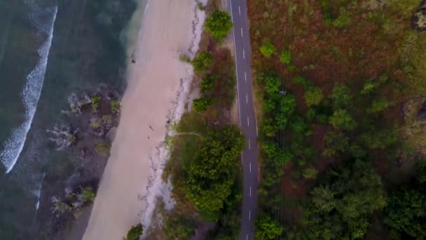 Pemandangan Udara Pantai Kujuwulu Dekat Maumere Nusa Tenggara Timur Indonesia — Stok Video