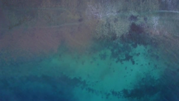 Letecký Pohled Pláž Kujuwulu Blízkosti Maumere Východní Nusa Tenggara Indonésie — Stock video