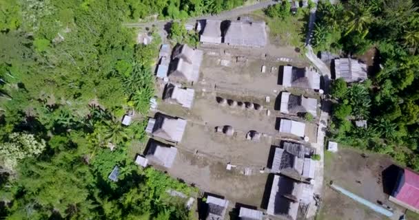 Вид Традиційне Село Луба Східній Нусі Тенгара Індонезія — стокове відео