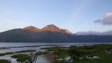 Bali 'deki Abang Dağı Manzarası