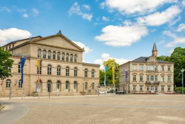 Coburg, Almanya - 20 Haziran: (Landestheater denir) neoklasik tiyatro Coburg, Almanya üzerinde 20 Haziran 2018.