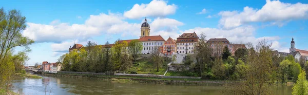 Panorama Över Den Historiska Staden Neuburg Der Donau — Stockfoto