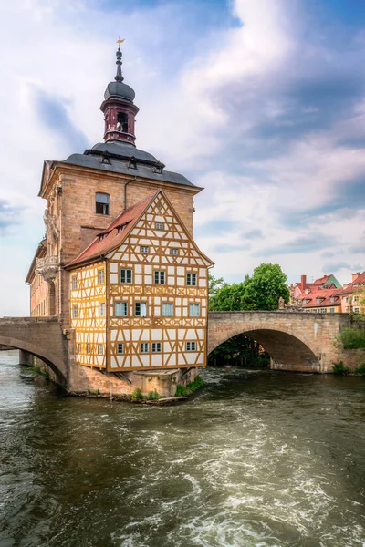 Historische Gemeentehuis Van Bamberg Franken Duitsland — Stockfoto