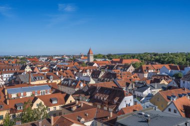 Regensburg (Bavyera, Almanya) üzerinde hava manzarası)