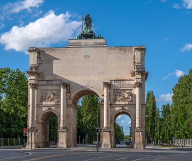 Münih'teki Siegestor (Zafer Kapısı) (Almanya, Bavyera))