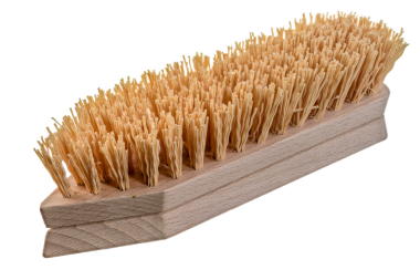 İzole edilmiş geniş fırça.