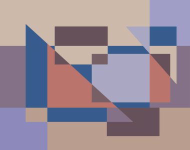 Kareler ve üçgenlerle soyut arkaplan