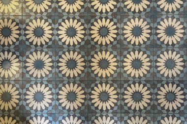 Portekiz azulejos fayansları. Suluboya kusursuz desen