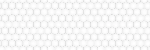 Hexagon Vector Seamless Pattern Honeycomb Geometric Background Mosaic Grid Texture — Stock Vector