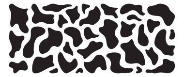 Soyut şekil organik, sıvı damlacık şekli, düzensiz yuvarlak balon ikonu, siyah akışkan nokta, rastgele eğri şekli, beyaz arkaplanda izole dalga düşüşü. Çizgi film basit vektör çizimi