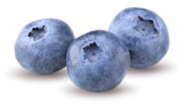 Beyaz arka plan üzerinde izole yaban mersini. Kırpma yolu