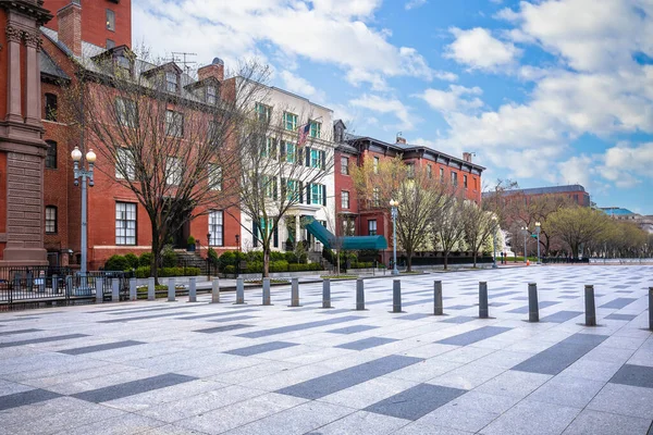 Pennsylvania Bulvarı tarihi mimari manzarası, Washington DC, ABD 'nin başkenti.