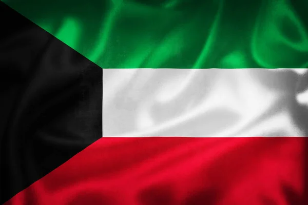 Grunge Illustration Der Flagge Von Kuwait Konzept Von Kuwait — Stockfoto