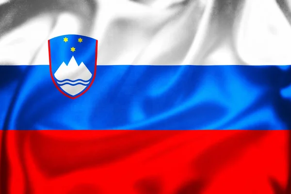 Grunge Ilustrace Vlajky Slovinska Koncept Slovinska — Stock fotografie