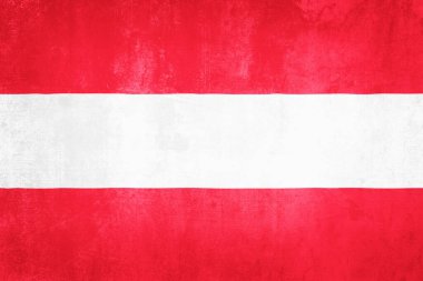 Grunge illustration of Austria flag, concept of Austria 