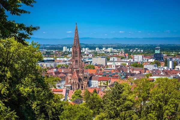 stock image Freiburg im Breisgau historic architecture view, Baden Wurttemberg region of Germany