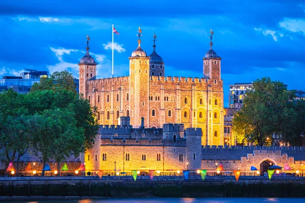 Tower London Traitors Gate Evening View Thames River Capital — Stock Photo, Image