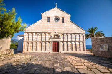 Bakire Meryem Katedrali şehir manzarası, Adriyatik takımadası Hırvatistan