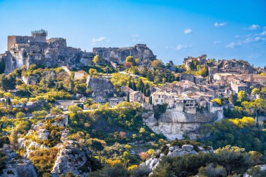 Fransa 'nın güneyindeki Les Baux de Provence kasabası.