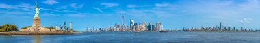 New York City silüeti ve simgeleri panoramik manzara, Amerika Birleşik Devletleri
