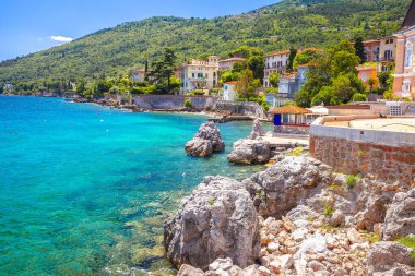 Lovran Lungomare geçit Oda, Kvarner bay Hırvatistan