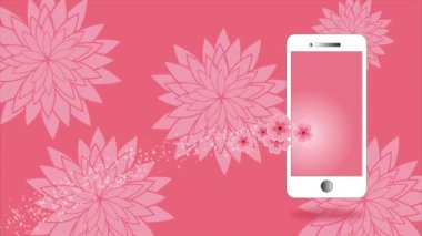 Çin 'in yeni yılındaki en iyi tebrik kartı, sihirli hareket, el yazısı ve akıllı telefon geçmişinde zanaat stili olan Asyalı unsurlar. (Çince çeviri: HNY)