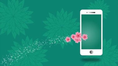 Çin 'in yeni yılındaki en iyi tebrik kartı, sihirli hareket, el yazısı ve akıllı telefon geçmişinde zanaat stili olan Asyalı unsurlar. (Çince çeviri: HNY)