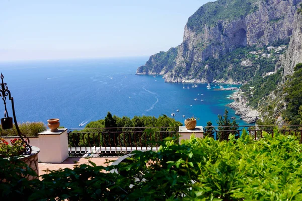Capri Island Μαρίνα Και Θαλασσογραφία Ιταλία — Φωτογραφία Αρχείου