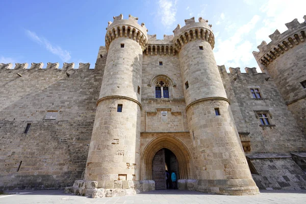 stock image Palace of the Grand Master of the Knights of Rhodes, Greece