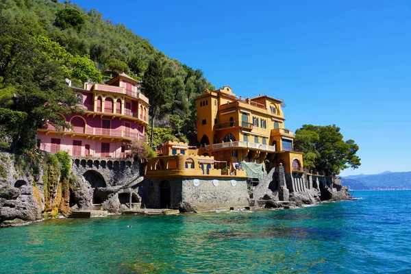 Portofino Foreshortening Italian Riviera Génova Itália — Fotografia de Stock