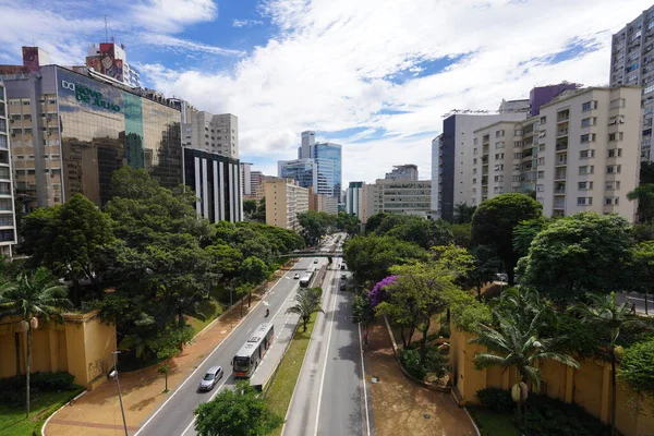 Sao Paulo Brasil Março 2023 Julho Com Hospital Nove Julho — Fotografia de Stock