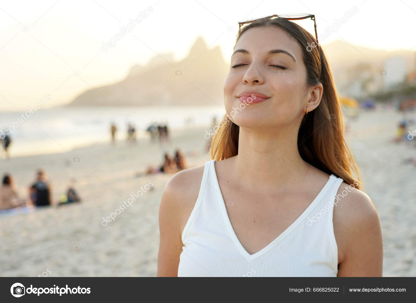 Ipanema - Leblon Beach Brasil Shirt Sunset Ipanema - Leblon Beach Brasil Shirt Sunset