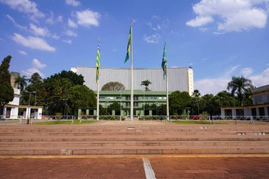 Goiania, Goias, Brezilya 'nın ana meydanı.