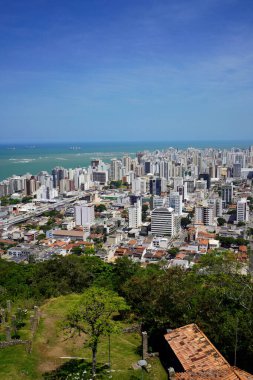 Vitoria metropolitan bölgesi dikey görünümü, Espirito Santo, Brezilya