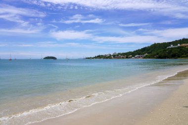 Jurere beach, Florianopolis, Santa Catarina Island, Brazil clipart