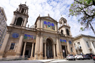 PORTO ALEGRE, BRAZIL - 26 Kasım 2023: Meryem Ana 'mızın Metropolitan Katedrali, Porto Alegre, Brezilya