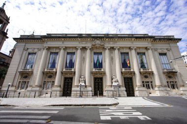 PORTO ALEGRE, BRAZIL - 26 Kasım 2023: Piratini Sarayı Brezilya 'nın Rio Grande do Sul, Porto Alegre, Brezilya