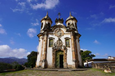 Ouro Preto, Minas Gerais, Brezilya 'daki Assisi Kilisesi, UNESCO' nun Dünya Mirası Alanıdır.