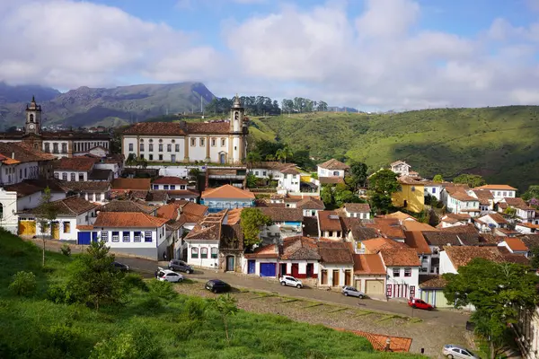 Ouro Preto Historyczne Miasto Kolonialne Unesco Światowe Dziedzictwo Stanie Minas Zdjęcia Stockowe bez tantiem