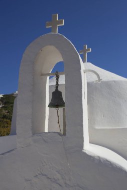 Yunanistan 'daki klasik antik kilise. Yüksek kalite fotoğraf.